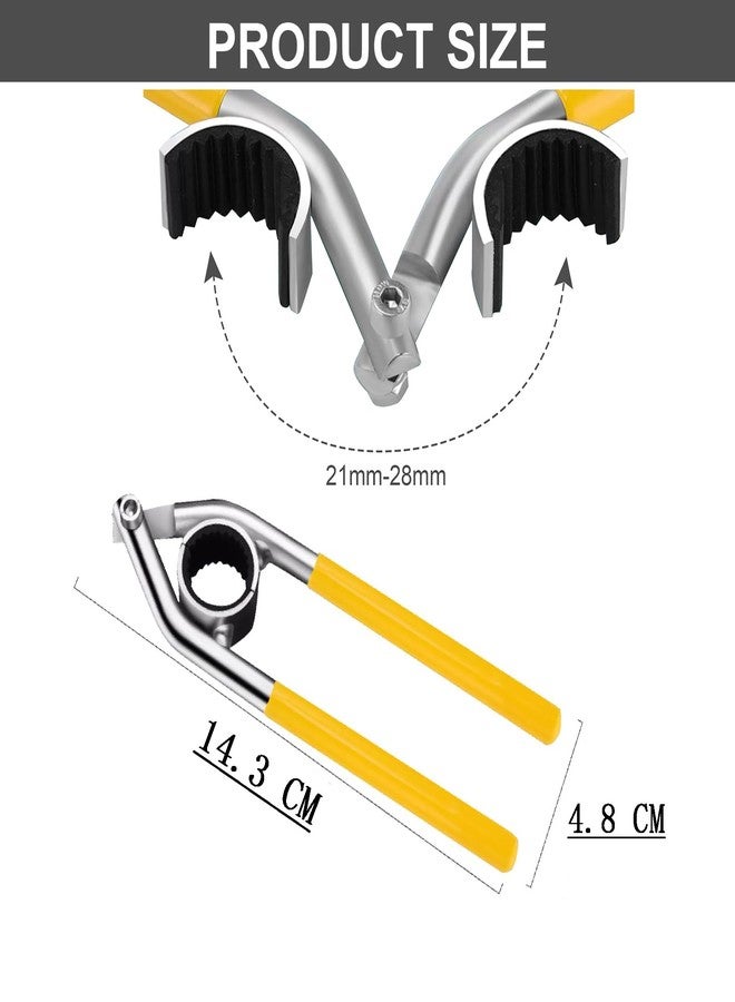 Jubobu Faucet Wrench,Universal Faucet Wrench & Tap Opener,Faucet Aerator Wrench,Full-body Metal,Multi-function Faucet Maintenance Wrench - Image 4